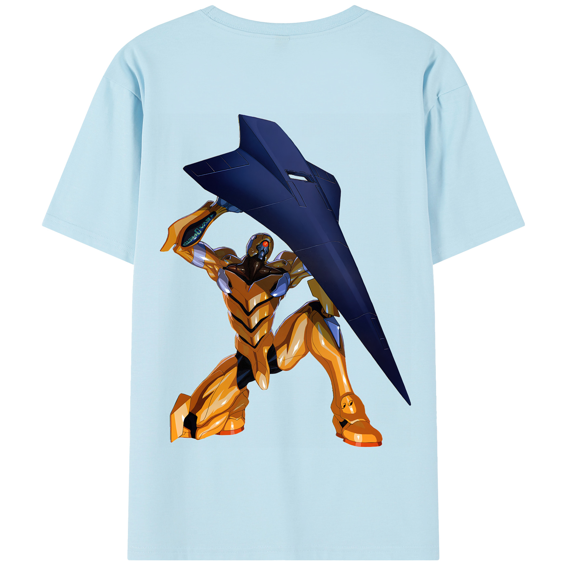 （画像用） EVA 新世紀エヴァンゲリオン 綿100％半袖Tシャツ（背面プリント）